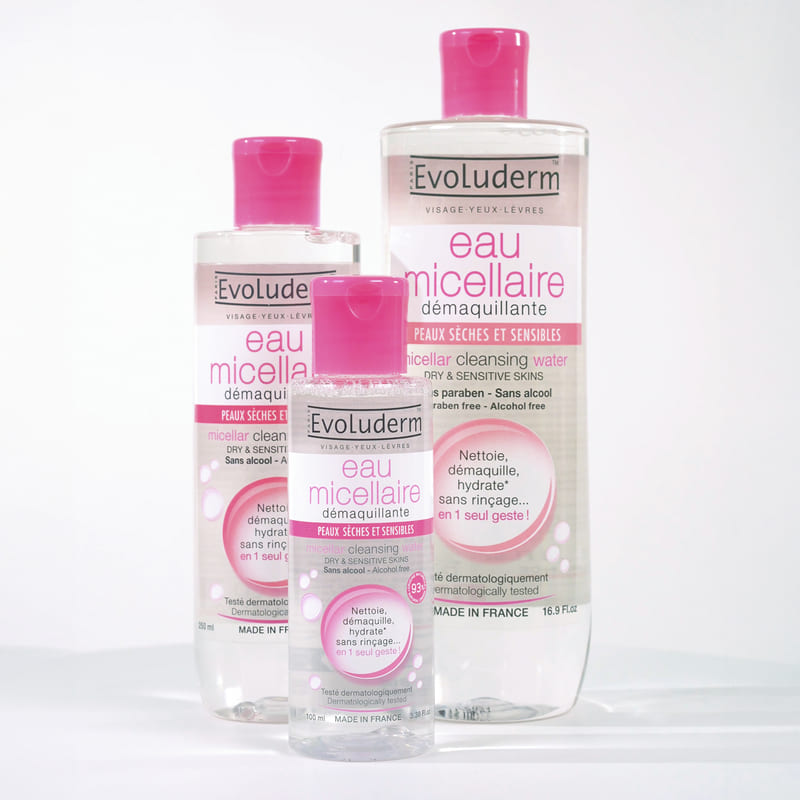 Eau Micellaire Démaquillante Peaux Sèches & Sensibles