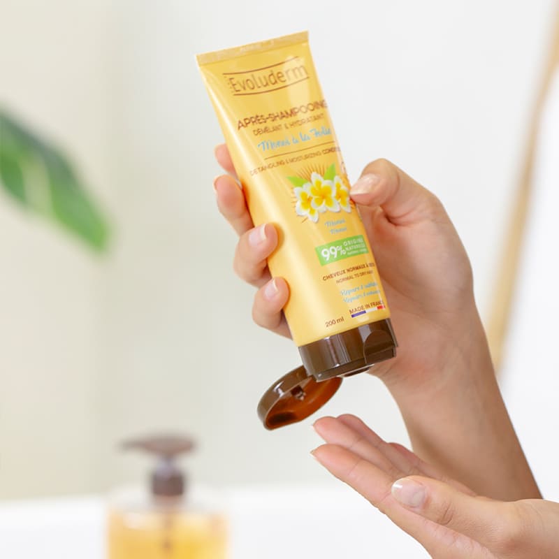 Après-Shampoing Démêlant & Hydratant Monoï à la Folie