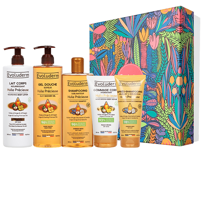 Coffret Soyeux Corps & Cheveux Huile Précieuse