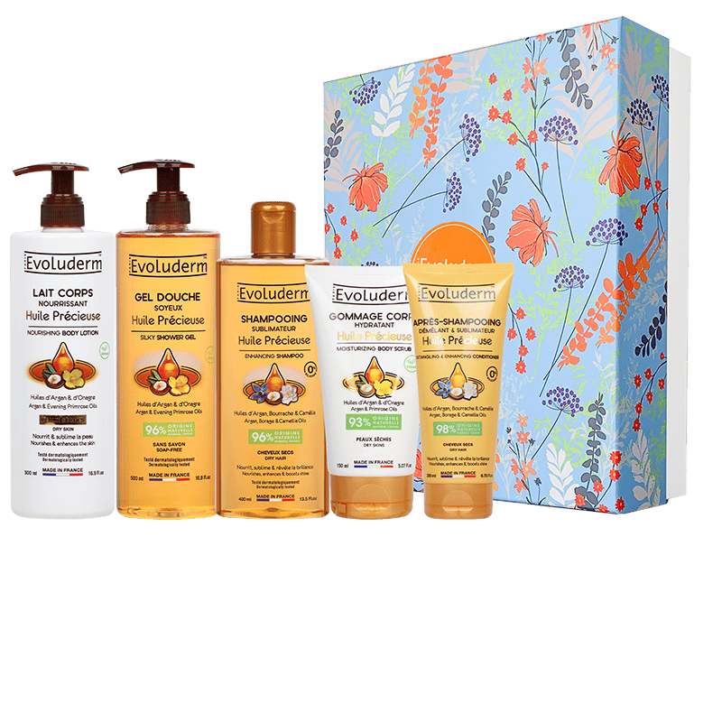 Coffret Soyeux Corps & Cheveux Huile Précieuse