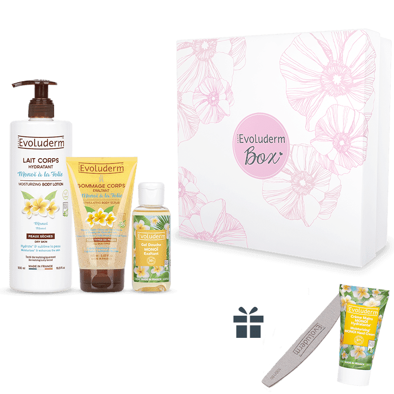 Coffret Corps Monoï + Crème Mains Offerte