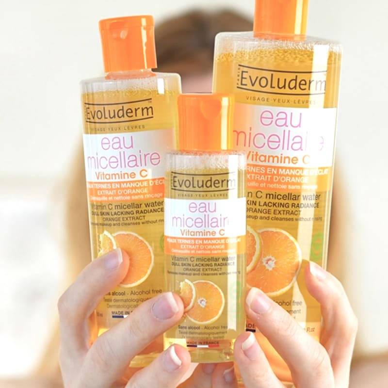Lot de 3 Eaux Micellaire Démaquillante Vitamine C