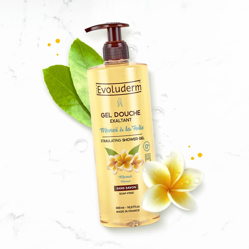 Lot de 3 Gels Douche Exaltant Monoï à la Folie