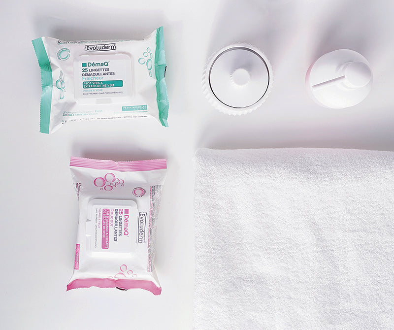 25 Lingettes Démaquillantes Fraîcheur