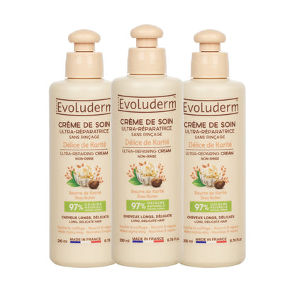 Lot de 3 Crèmes de Soin Ultra-Réparatrice Délice de Karité