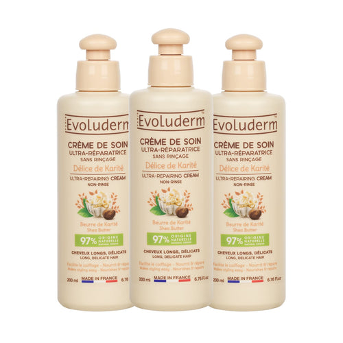 Lot de 3 Crèmes de Soin Ultra-Réparatrice Délice de Karité