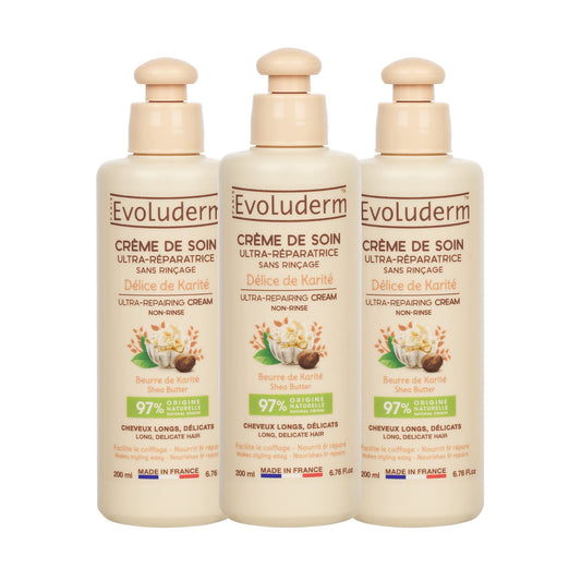 Lot de 3 Crèmes de Soin Ultra-Réparatrice Délice de Karité