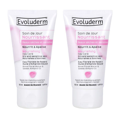 Lot de 2 Soin de Jour Nourrissant Peaux Sèches et Sensibles