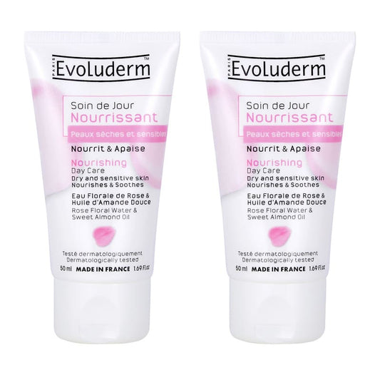 Lot de 2 Soin de Jour Nourrissant Peaux Sèches et Sensibles