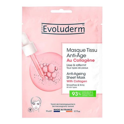 Masque Tissu Anti-Âge au Collagène