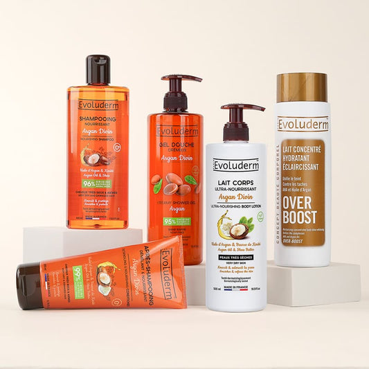 Routine Corps & Cheveux Argan + Lait Eclaircissant
