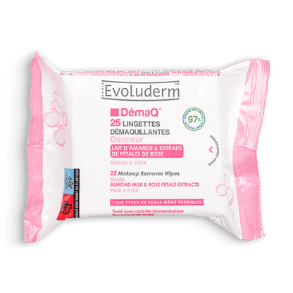 25 Lingettes Démaquillantes Douceur