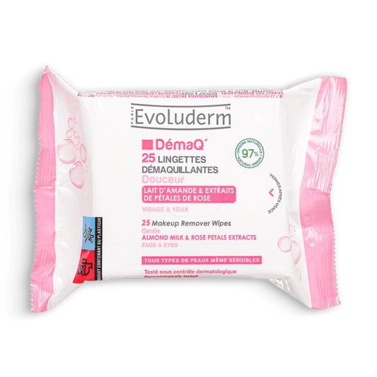25 Lingettes Démaquillantes Douceur