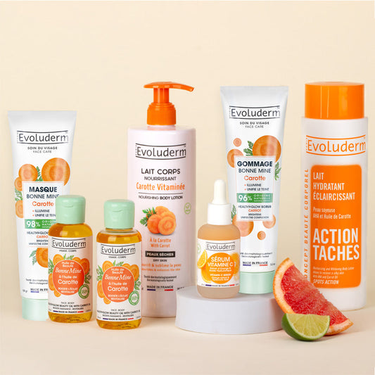Routine Éclat Visage & Corps 7 produits  + Lait Éclaircissant